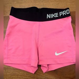 Pink Nike Pro spandex